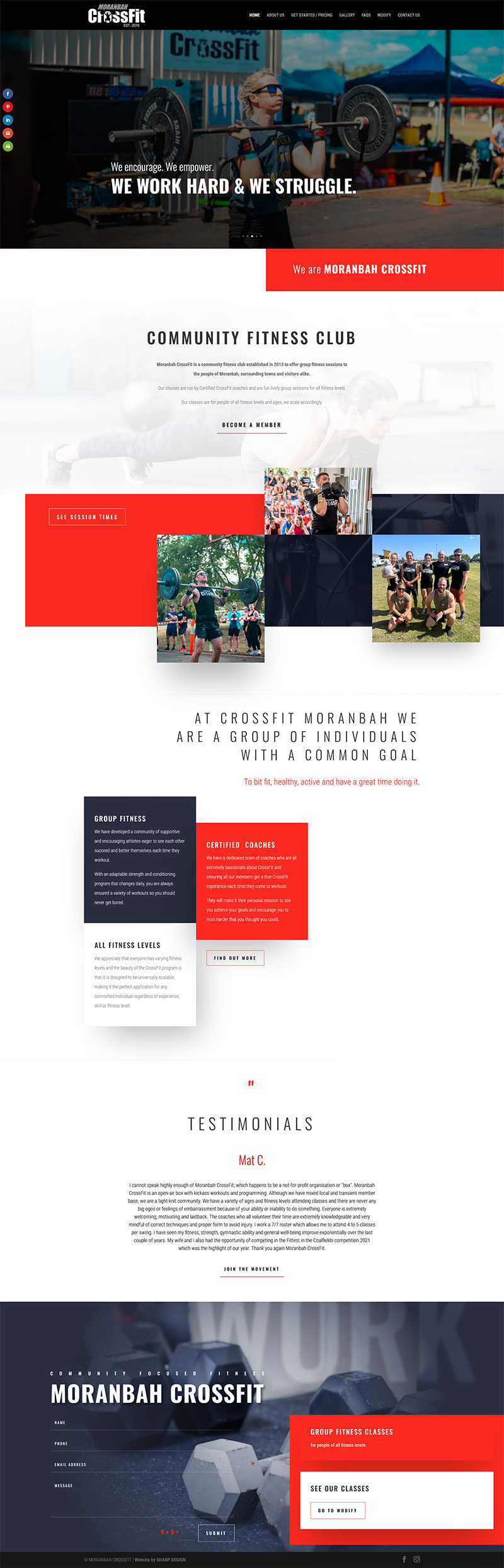 Moranbah Crossfit home page