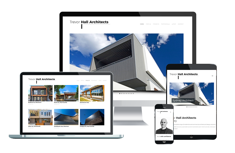 hall architects website